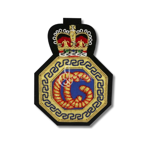 COAST GUARD HANDMADE EMBROIDERY GOLDEN BULLION WIRE BLAZER BADGE JACKETS SHIRT