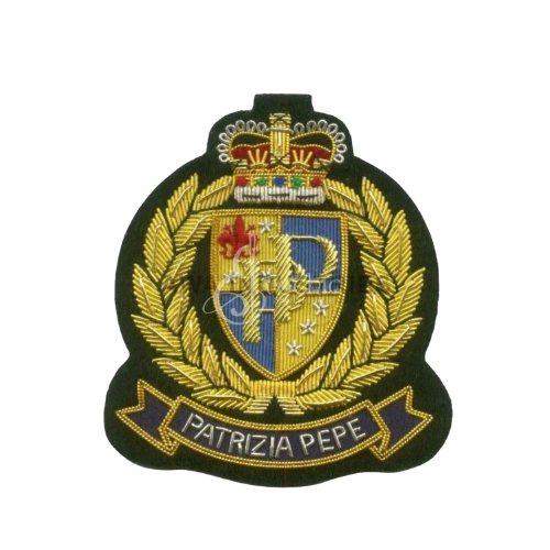 PATRIZIA PEPE embroidery emblem applique handmade badge accessories coat bag hat