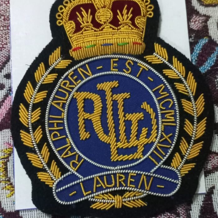 Ralph Lauren Handmade Embroidered Blazer Badge