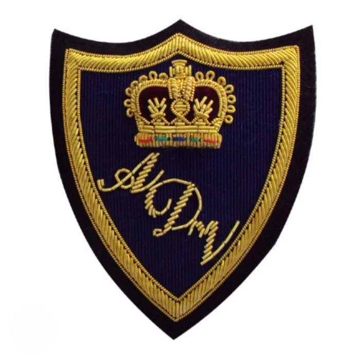 ADV Hand-made embroidery Golden bullion wire blazzer badges