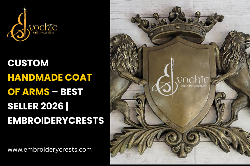 Custom Handmade Coat of Arms – Best Seller 2026 | EmbroideryCrests