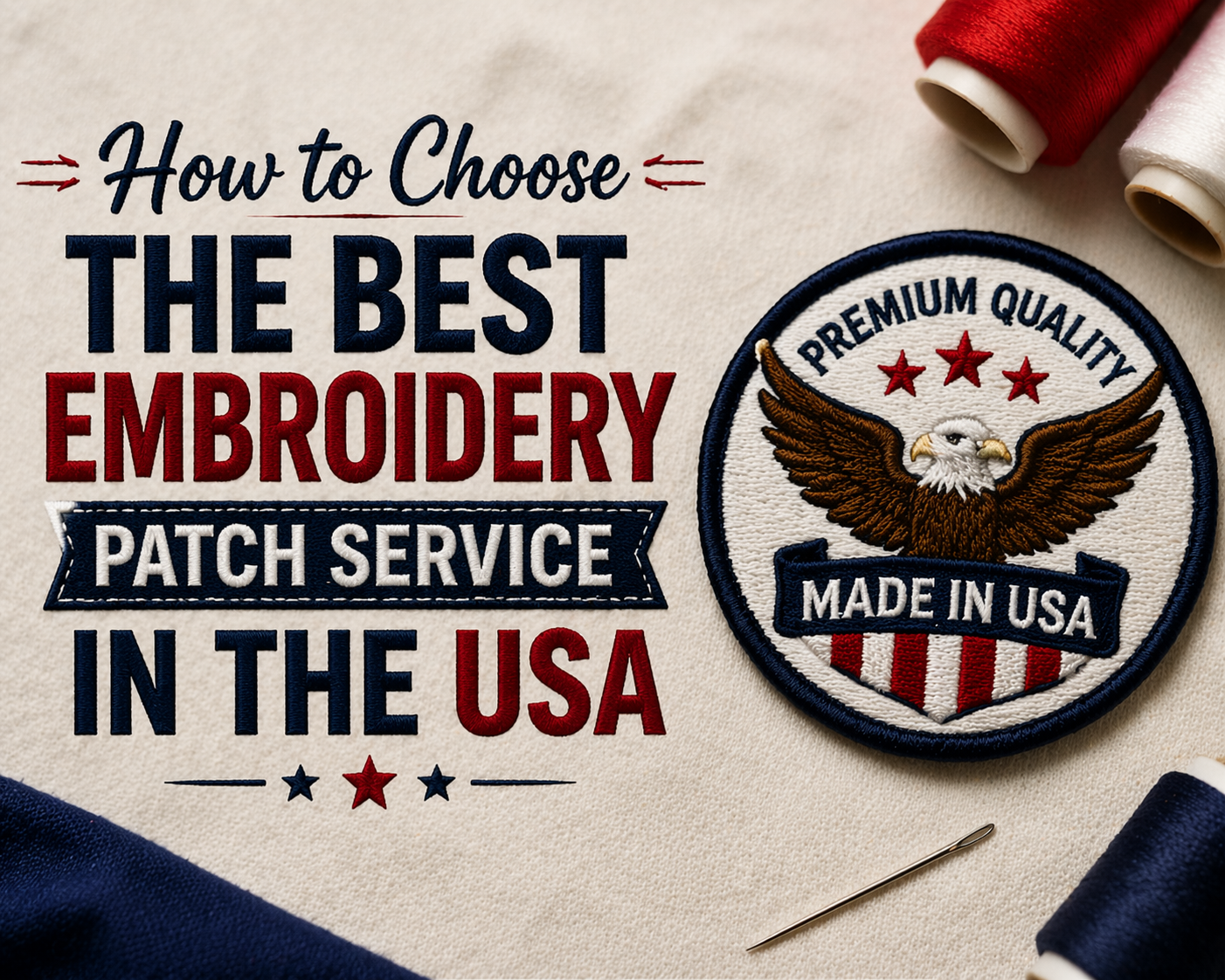 How to Choose the Best Embroidery Patch Service in the USA