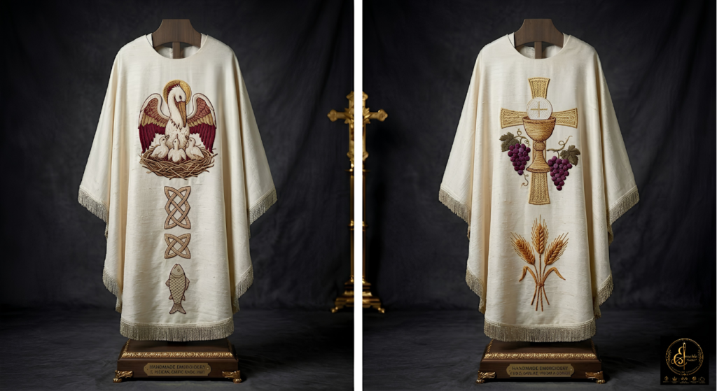 Handmade Embroidery Chasuble