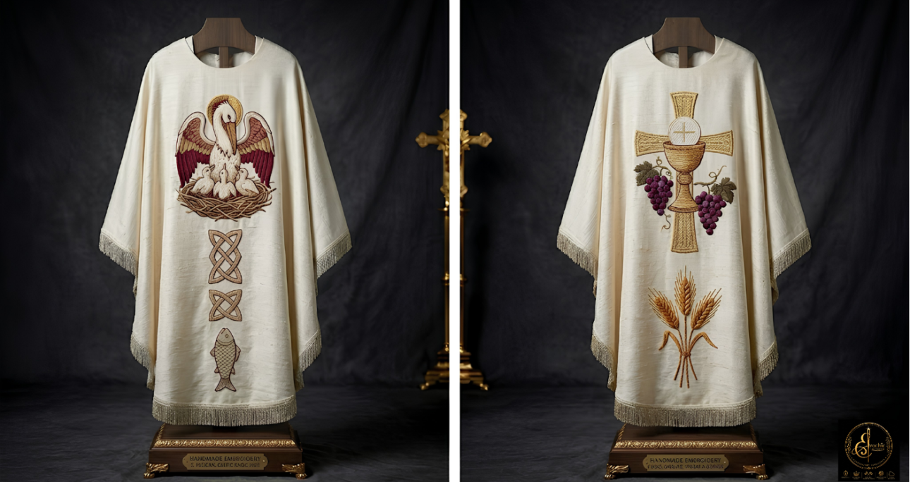 Top Handmade Embroidery Chasuble for Sacred Worship 2026