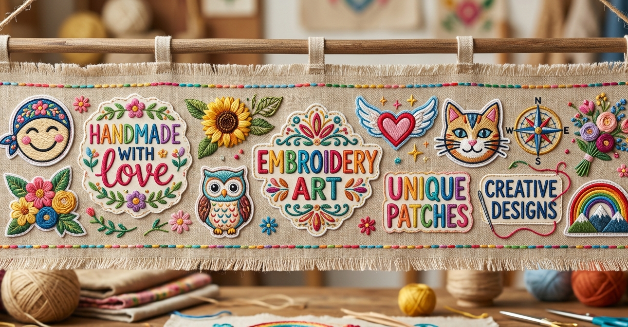 Top 7 Handmade Embroidery Ideas for Custom Patches