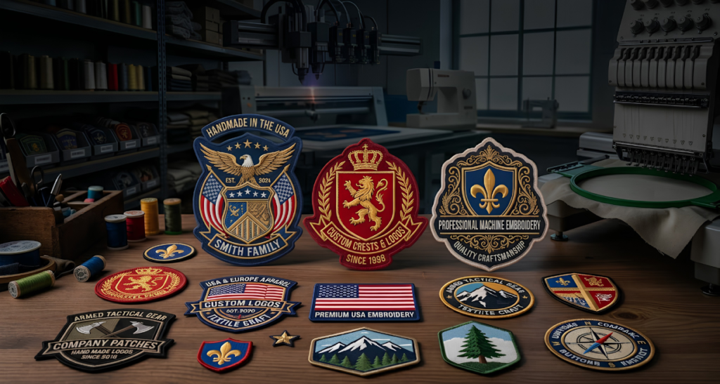 Machine Embroidery Patches USA