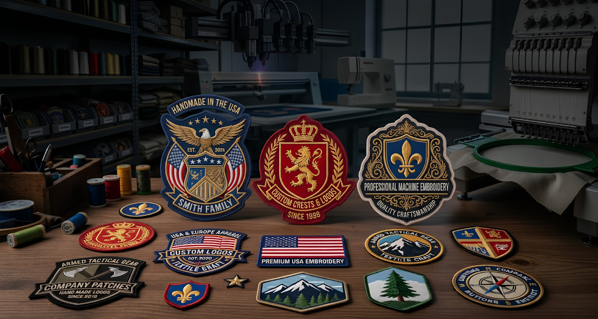 Top Machine Embroidery Patches USA – #1 Best Seller Embroidery Crests
