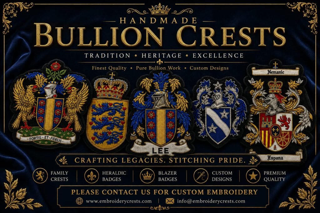 Handmade Bullion Crests