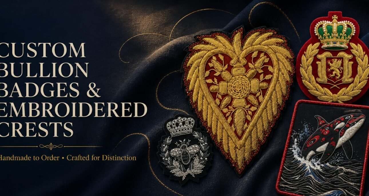 Top #1 Custom Bullion Badges and Embroidered Crests