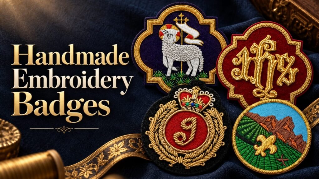 Handmade Embroidery Badges