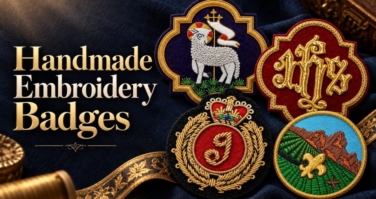 Best Handmade Embroidery Badges | Top Badges in USA UK Europe 2026