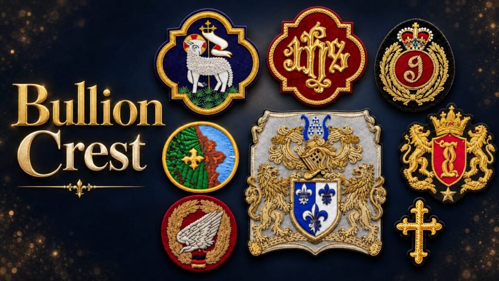 Bullion Crest Badges
