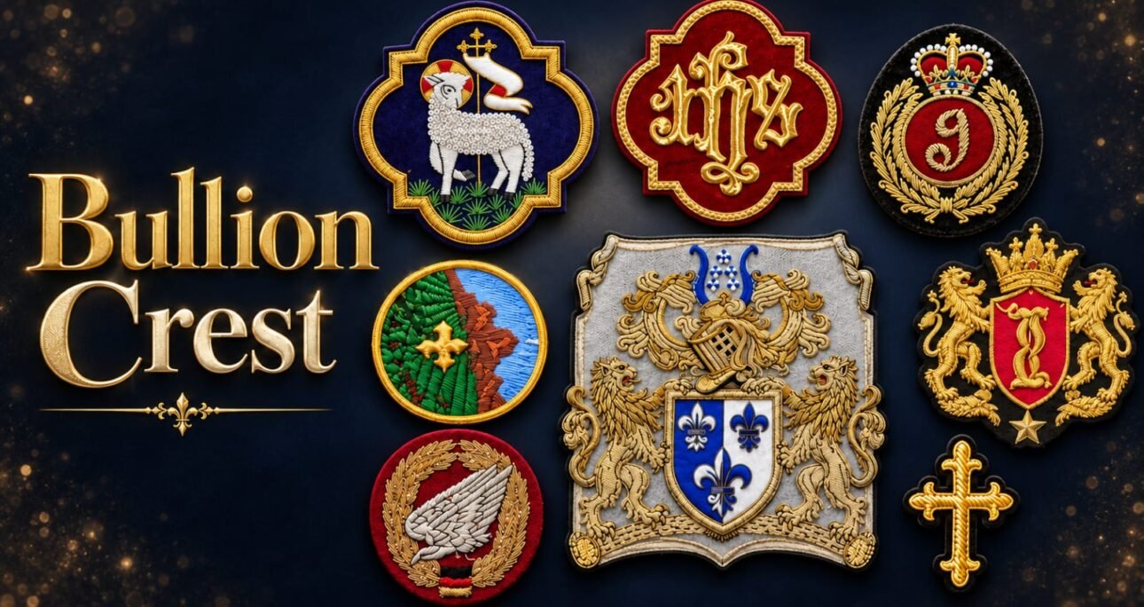 Top Bullion Crest Badges – Embroidery Badges 2026