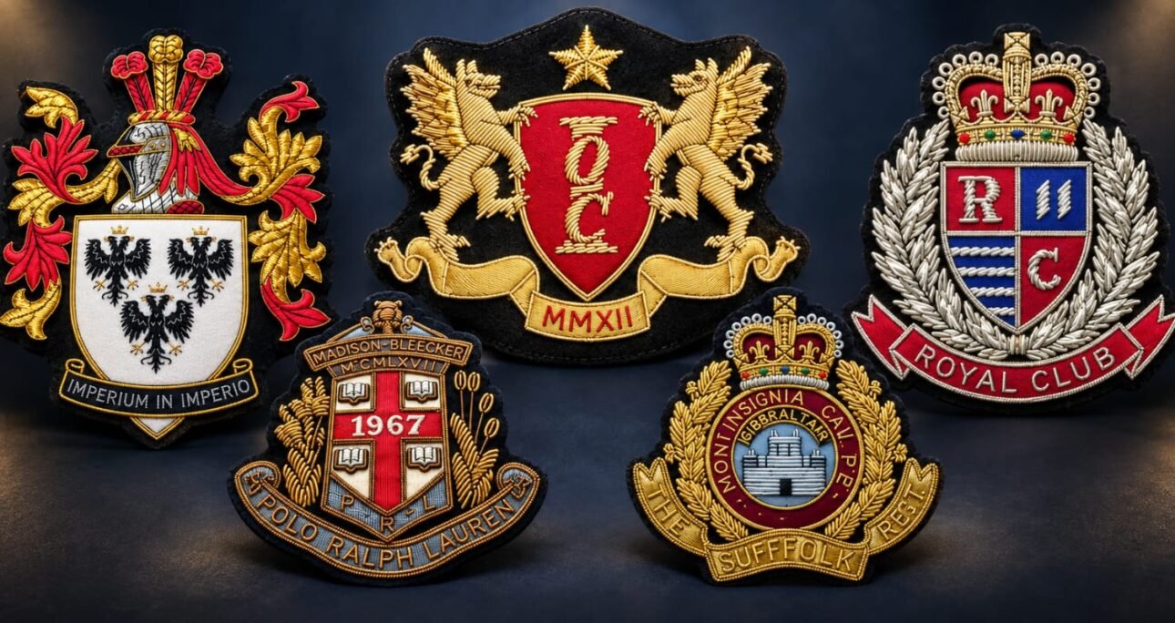 Bullion Crest Badges – Embroidery Crests 2026