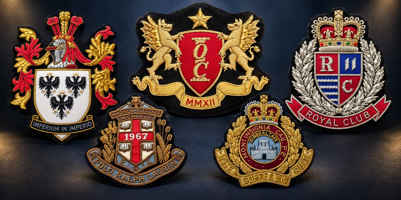Bullion Crest Badges – Embroidery Crests 2026
