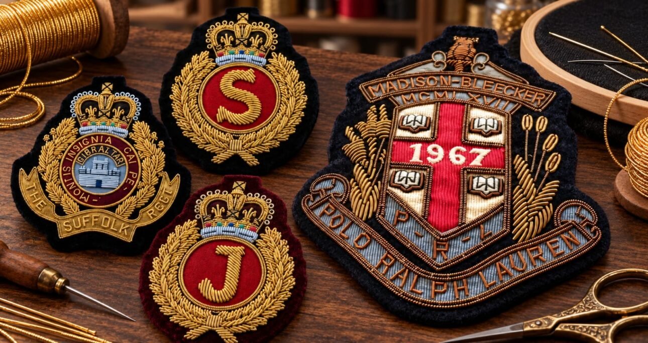 Best Bullion Crest Badges – Custom Bullion Patches 2026