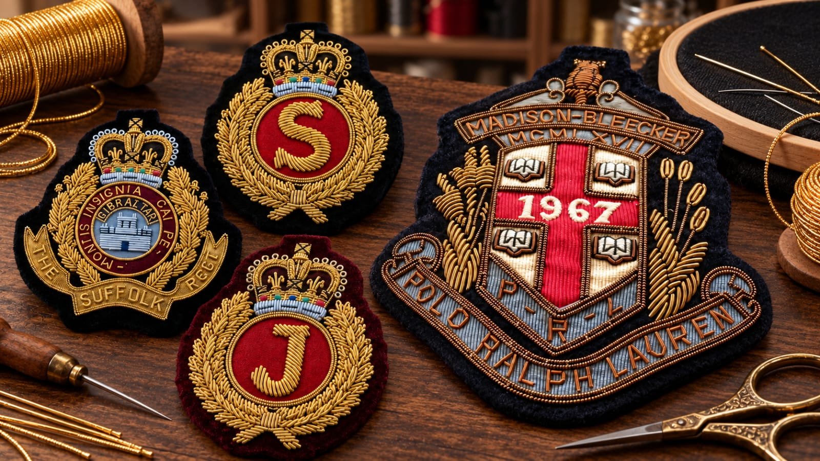 Best Bullion Crest Badges – Custom Bullion Patches 2026