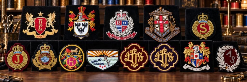Bullion Crest Badges