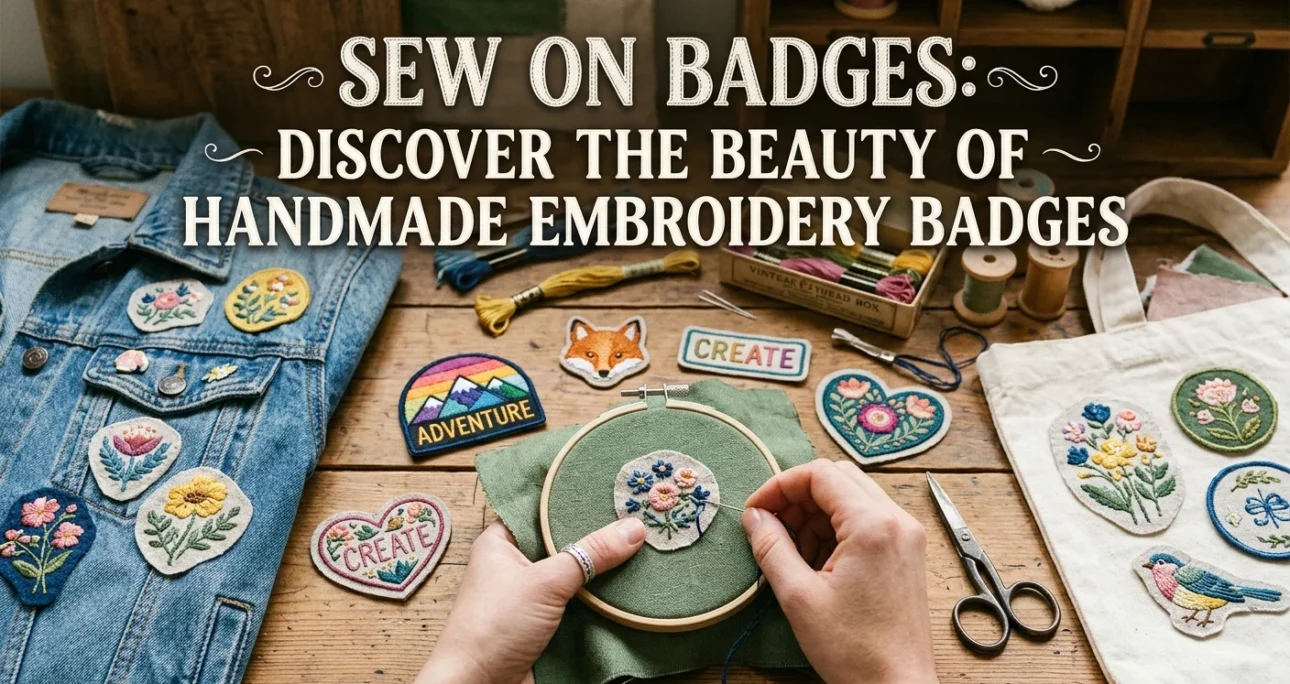 Best Sew on Badges | Discover the Beauty of Handmade Embroidery Badges